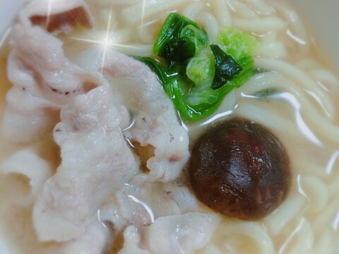 2018.3.22投稿♪豚肉ロースの白だしうどん